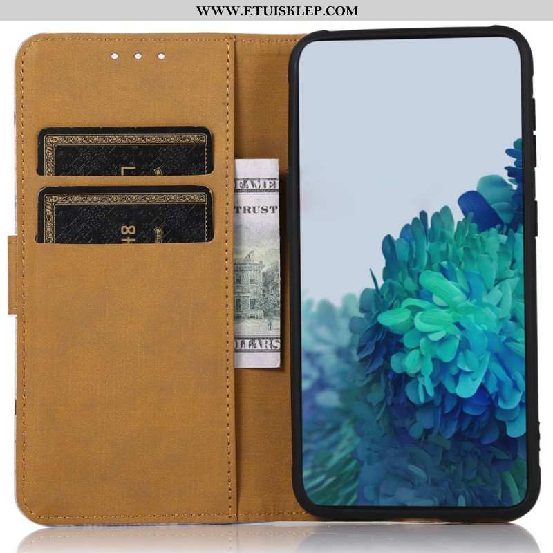Etui Folio do OnePlus 11 5G Kolorowe Drzewo